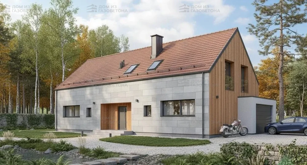 Проект Двухэтажный дом 18 на 9, 176 м2