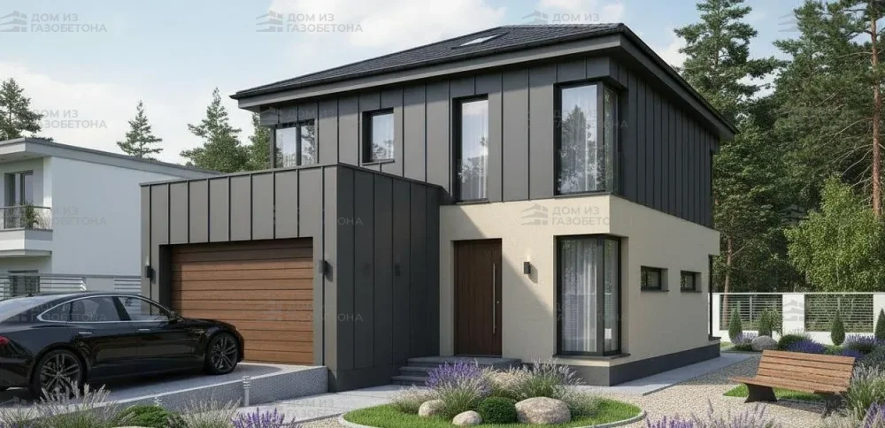 Проект Двухэтажный дом 4 на 20, 135 м2