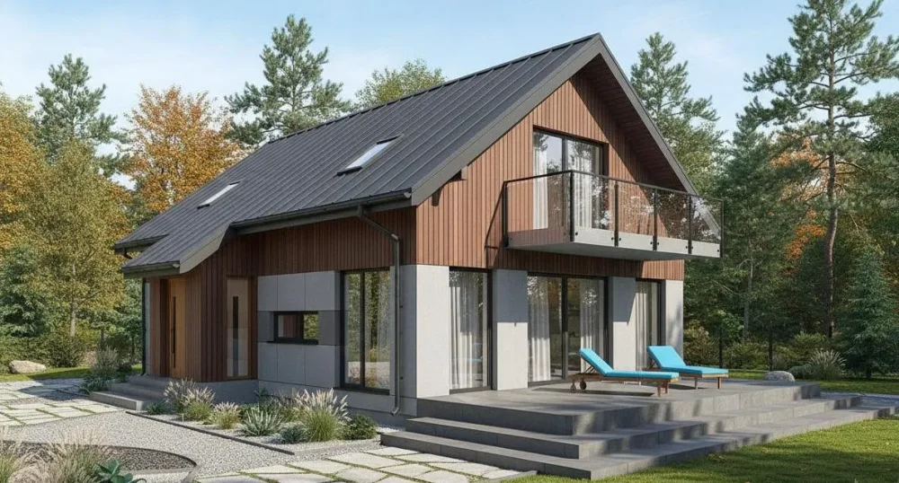 Проект Двухэтажный дом 9 на 18, 181 м2