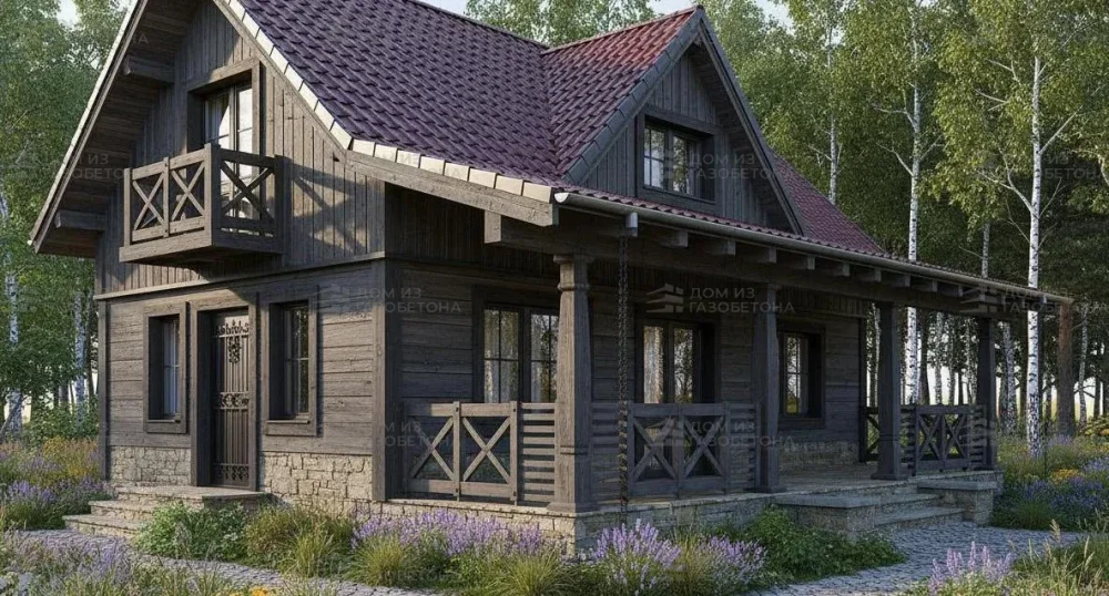 Проект Двухэтажный дом 11 на 9, 120 м2