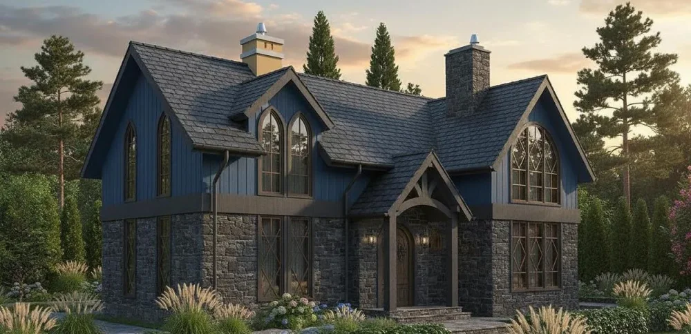 Проект Двухэтажный дом 18 на 11, 156 м2