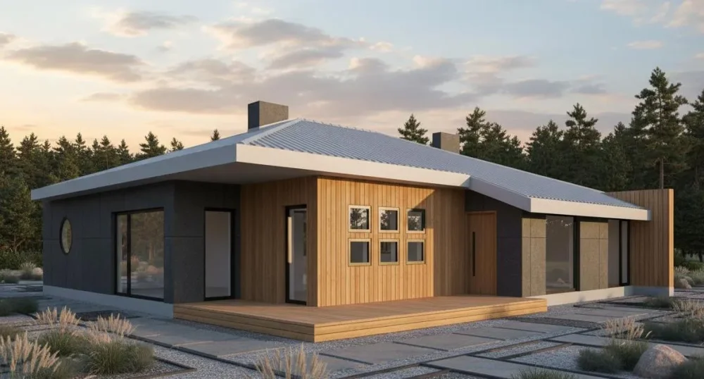 Проект Одноэтажный дом 14 на 16, 118 м2