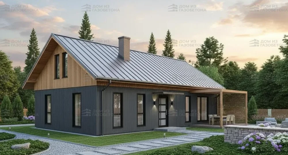 Проект Двухэтажный дом 14 на 16, 194 м2