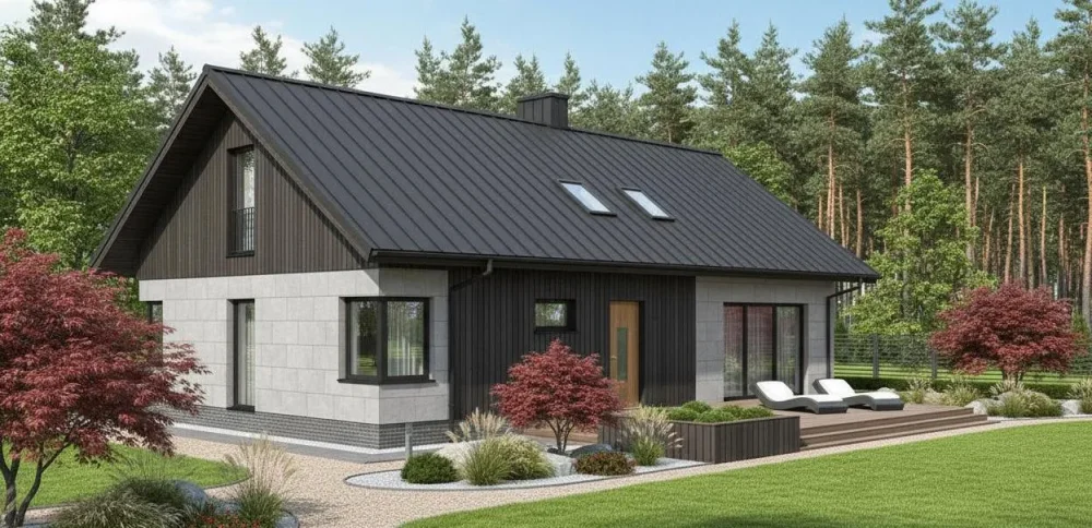 Проект Двухэтажный дом 19 на 11, 223 м2